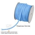 thumbnail image 3 of Unique Bargains Beading Thread Bracelet Weave Bead Craft Cord 5mm 36M/Roll (40-Yards) Decorative String, Light Blue, 3 of 7