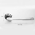 thumbnail image 4 of ls Food Strainers Stainless Steel Noodles Pasta Server Cooking Tool Kitchen Accessories Creative Long Handle Pasta Fork Spaghetti Spoon, 4 of 5