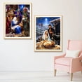 thumbnail image 3 of Pintura de diamantes 5D DIY, bordado religioso de Jesús, arte de Navidad, conjunto de mosaico redondo y cuadrado completo, punto de cruz, decoración del hogar, regalo, 3 of 4