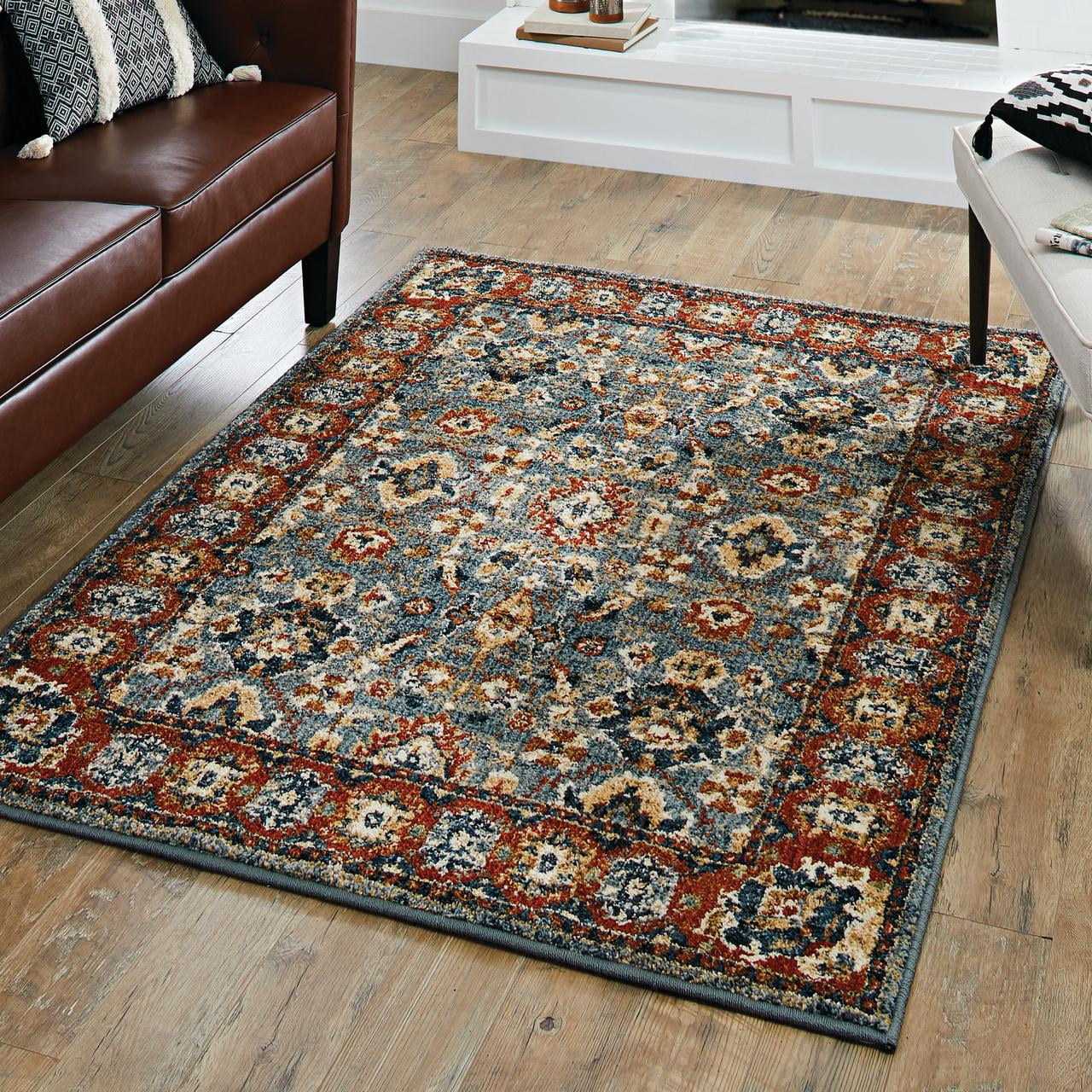 Navy Floral Oriental Style Area Carpet Rugs Rug Runners 2 3 5 7 8 10 11 13 Blue 