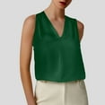 thumbnail image 2 of Ediodpoh Stylish Summer V Neck Sleeveless Top for Casual and Outdoor Wear Perfect for Everyday And Womens Tops GN2 XL, 2 of 4