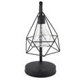 thumbnail image 2 of Slatcetga Iron Frame Dining Table Lamp Bedroom Retro Simple Romantic Night Light No Battery, 2 of 8