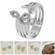 thumbnail image 5 of Anillo de nota musical con apertura ajustable y diamantes de imitación para uso diario., 5 of 7