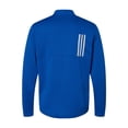 thumbnail image 2 of 3-Stripes Double Knit Quarter-Zip Pullover - Style# A482, 2 of 2