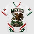 thumbnail image 6 of 2026 New Mexico Soccer Jersey Men, Mexican Jersey Soccer T-Shirt, Jersey De Mexico Crew Neck Short Sleeve Football Shirt, Athletic Training Uniform for Adult, 6 of 7