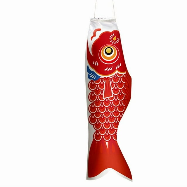 Japanese Carp Flag Windsock Outdoor Wind Direction Guide Flag Weathercock Windbag Kite Festivals Decor 40/70/95cm Weathervane S2 40cm