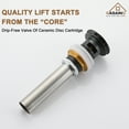 thumbnail image 2 of CASAINC 8 in. Widespread Double Handle Bathroom Faucet with Pop-Up Drain in Spot Resist Brown Bronze, 2 of 11