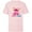 Soft Pink, variant on Disney Angel Stay Cool Bubble Letters - Short Sleeve T-Shirt for Kids - Customized-White