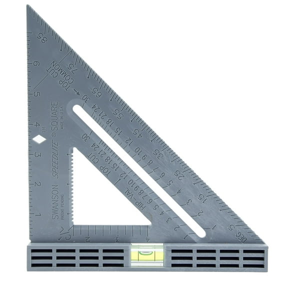 Swanson T0111 8-Inch Speedlite Level Square Gray Composite