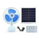 thumbnail image 1 of Ventilador MegaLuz 2 en 1 con Panel Solar 12" Blanco, 1 of 3