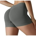 thumbnail image 1 of Plebaso Shorts d'Entraînement pour Femmes Taille Haute Extensible Gym Yoga Shorts de Course Athlétiques pour Femmes, 1 of 7