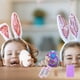 thumbnail image 4 of Regalos Únicos de Cesta de Pascua para Niños Decoración de Pascua Huevos Set de Espuma de Bricolaje 10x8cm / 3.94x3.15In con Pegatinas de Arcilla Rellenos de Huevos de Pascua para Niños, 4 of 6