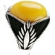 thumbnail image 4 of Anillo turco hecho a mano para hombres, anillos de circón negro con patrón de águila Vintage, Punk, joyería musulmana religiosa islámica de moda, nuevo, 2022, 4 of 4