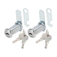 thumbnail image 1 of Unique Bargains Cam Locks RV Storage Lock with Keyed Alike 1-3/8 " Cylinder Fits 1-1/5 " Max Door Thickness for RV Compartment Camper Trailer Cabinet and Toolbox, 1 of 7