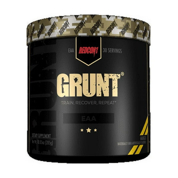 Redcon1, Grunt, Essential Amino Acids EAAs, Mango, Powder, 30 Servings