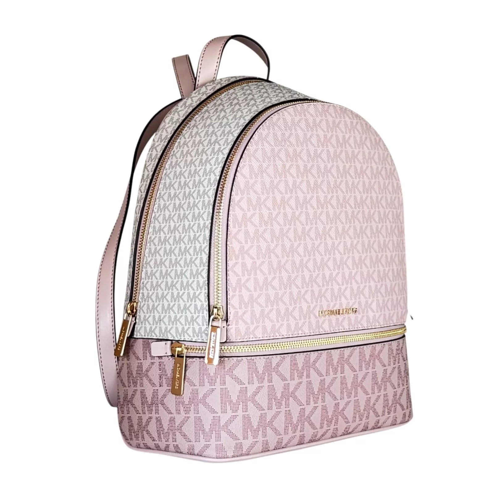 Michael Kors Rhea Medium Signature Logo Backpack M Powder 