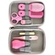 thumbnail image 1 of Kit de cuidado de la salud del bebé Kit de cuidado del recién nacido Termómetro de uñas para el cabello del cuarto de niños Conjunto de cuidado de la salud infantil con estuche de almacenamiento Rosa TUNC Sencillez, 1 of 5