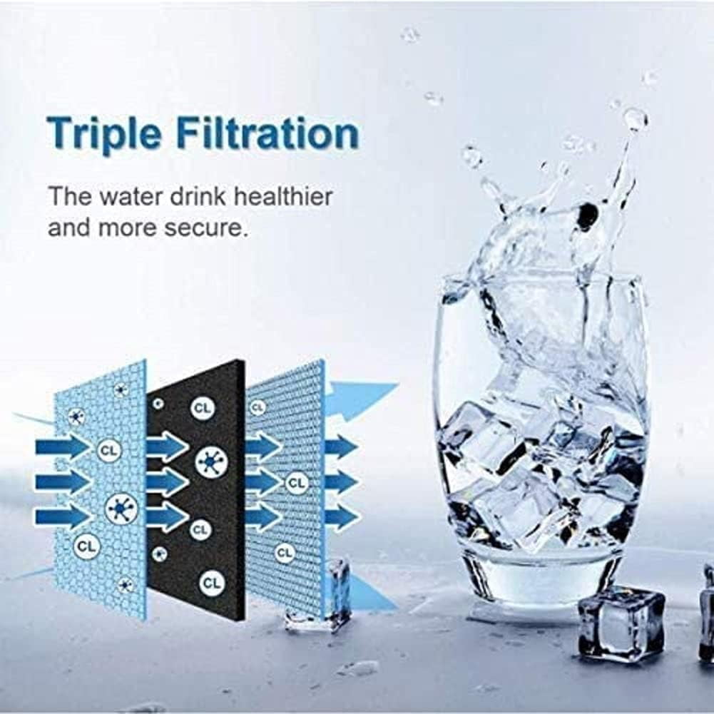 9690 Refrigerator Water Filter Replacement for LG LT700P and Kenmore 46-9690, 469690, NSF Certified Fridge Water Filtration, 4-Pack