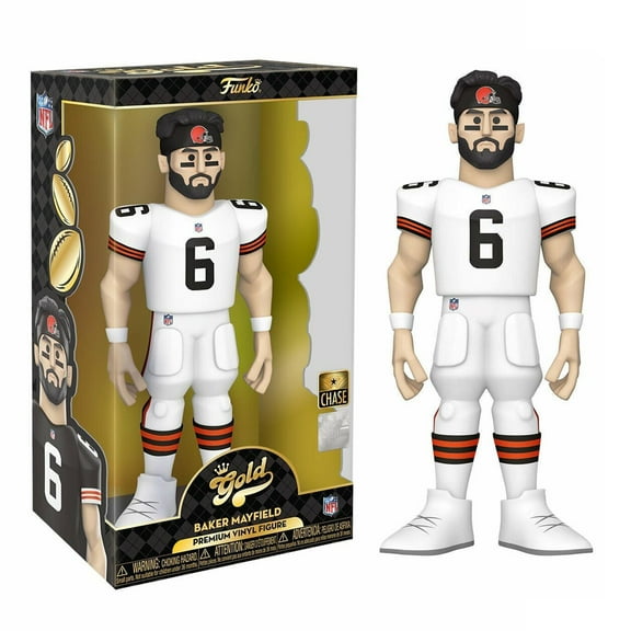Cleveland Browns NFL Funko Gold 12 Inch Vinyl Figure | Baker Mayfield Chase