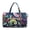 Art Hippie Flower, variant on Quilted Duffel Bag for Women Weekender Bag Lightweight Overnight Luggage Bags Retro Mushroom Butterfly Print Carry On Gym Bag with Zipper Pockets for Men Workout