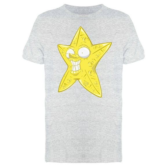 Funny Crazy Abstract Star Doodle Tee Men's -Image by Shutterstock