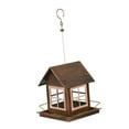 thumbnail image 4 of Comedero colgante para pájaros, decoración de jardín, forma de casa, cuenco de comida para pájaros de gran capacidad, estación de alimentación para, 4 of 8