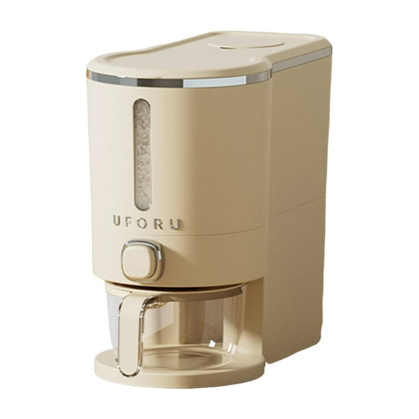 Rice Airtight Storage Dispenser Comapct Rice Storage Container for Soybean Grain Small 5kg