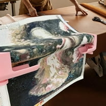 Painting Supplies Set for Artists - Adjustable Canvas Easel with Table Clamp and Rolling Assistant for Enhanced Organization