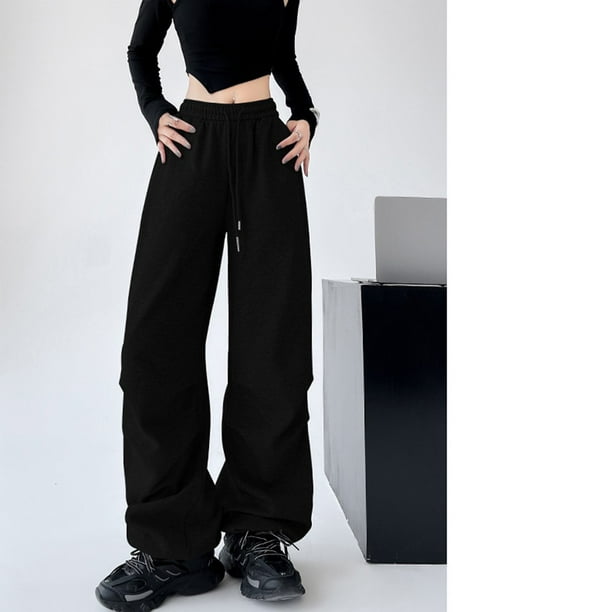 【BAON】Leting Parachute Wide Cotton Pants Wide-leg pants high waist drape Chinese cotton parachute