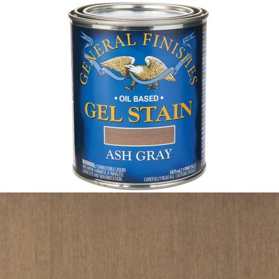General Finishes Gel Stain, Ash Gray, Pint