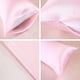 thumbnail image 3 of Funda de Almohada de Seda Zulema Rosado Tamaño Queen Cremallera, 3 of 8