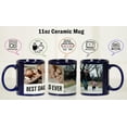 thumbnail image 3 of Printtoo PersonalizedPhotoCollage CoffeeMugBest Dad Ever Custom Picture Ceramic CupDishwasher & Microwave Safe- 11 Oz -Blue, 3 of 6