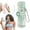 Green, variant on 2-in-1 Water Bottle with Foldable Fan, USB-C Rechargeable 3-Speed Cooling Cup, 23oz Portable Outdoor Drink