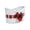 White-B, variant on 2026 Christmas Indoor Home Decor White Wicker Christmas Storage Basket With Plaid Bow Decor Curved Open Weave Basket For Holiday Gift Organizer Tabletop Decor