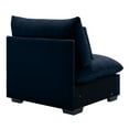 thumbnail image 6 of CoSoTower Blue Corduroy Deep Seat Single Sofa Accent Chair,Deep Seat Couch with Waist Pillow for Living Room/Apartment/Office, 6 of 9