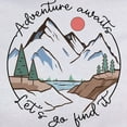 thumbnail image 3 of CafePress - Adventure Awaits Let'S Go Find It T Shirt - Women's Classic T-Shirt, 3 of 4