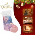 thumbnail image 4 of Coolnut Marble Christmas Stocking, Personalized Large Candy Stocking, Xmas Stockings Decoration Hanging Gift for Family Holiday Party Ornaments Decor Fireplace, 4 of 7