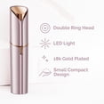 thumbnail image 2 of Hoeylife Facial Hair Remover for Women - Painless Face Shaver - Electric Hair Removal Device for Face Lips Peach Fuzz with Light (Bean Paste Powder), 2 of 8