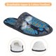 thumbnail image 3 of Fotbe Turtle Pantuflas Peludas para Mujer con Estampado, Zapatillas de Peluche, Zapatos de Invierno para Casa, Uso Interior y Exterior-Large, 3 of 8