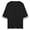 Black, variant on Men's Three Quarter Sleeve Solid Color T Shirt Large Size Large Half Sleeve Summer Loose Crew Neck Light Top