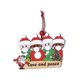 thumbnail image 2 of Xihbxyly Adorno Navideño Personalizado, Colgante de Madera con Máscara de Muñeco de Nieve, Diseño Colorido y Brillante, Ideal para Árbol de Navidad, Regalo Familiar, 7 X 10 Cm, Edición 2020, 2 of 2