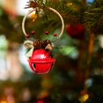 thumbnail image 4 of Juego de 3 campanas navideñas para árbol de Navidad, adorno para puerta delantera de jardín, fiesta en casa, 4 of 5