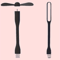 thumbnail image 5 of Mini USB Fan Flexible Bendable Cooling Portable Fan And USB LED Light Lamp For Power Bank & Notebook & Computer Summer Gadget, 5 of 9
