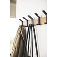thumbnail image 5 of YAMAZAKI home Rin Wall-Mounted Coat Hanger Brown, 5 of 5
