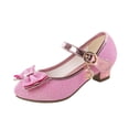 thumbnail image 1 of Zapatos de princesa para niñas, zapatos de cuero con cristales para niñas pequeñas, zapatos de primavera y otoño para niños, zapatos de tacón alto, zapatos para bebés y niños, 1 of 4