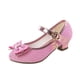 thumbnail image 1 of Zapatos de princesa para niñas, zapatos de cuero con cristales para niñas pequeñas, zapatos de primavera y otoño para niños, zapatos de tacón alto, zapatos para bebés y niños, 1 of 6