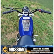 Massimo Minibike MB200S 7.5HP 196cc 4 Stroke, Gas Powered Mini Bike Motorcycle - Blue