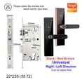 thumbnail image 2 of Smart Door Lock Tuya Electronic Lock Fingerprint Lock Password IC Card Key USB Charge For Smart Home, 2 of 6