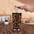 thumbnail image 4 of Dad Gifts, Papa Bear Mug, Double Wall Vacuum Stainless Steel Insulated Travel Coffee Mug, Tumbler cup with Lid and Straw 20 oz, 4 of 6