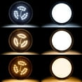 thumbnail image 5 of DingLiLighting 18.5" LED Modern Ceiling Light with Remote Black Flush Mount Light Fixture Dimmable for Living Room Bedroom Kitchen Dining, 3 Color Changeable, 5 of 7